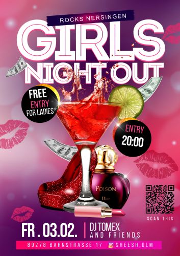 Tickets für GIRLS NIGHT OUT am 03.02.2023 - Karten kaufen